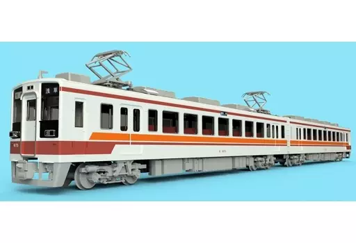 鉄道模型　HOゲージ 1/80 東武6050系 2両セット 標準色 パンタ2基編成 [65015]