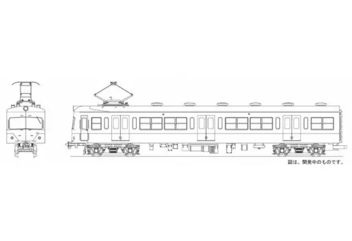 HOゲージ 1/80 西武 551系 初期 4両セット 前面サボ・鉢巻塗装・TR14・TR11 [EP2361]
