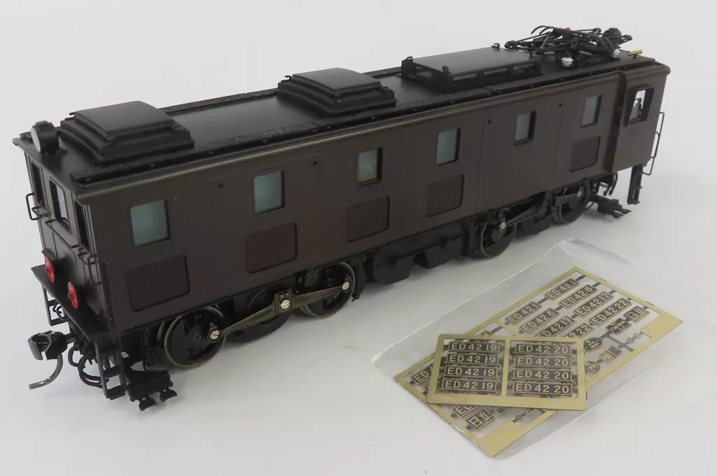 鉄道模型　HOゲージ 1/80 国鉄アプト式電気機関車 ED42形 芝浦/汽車製リベット付 [12042]