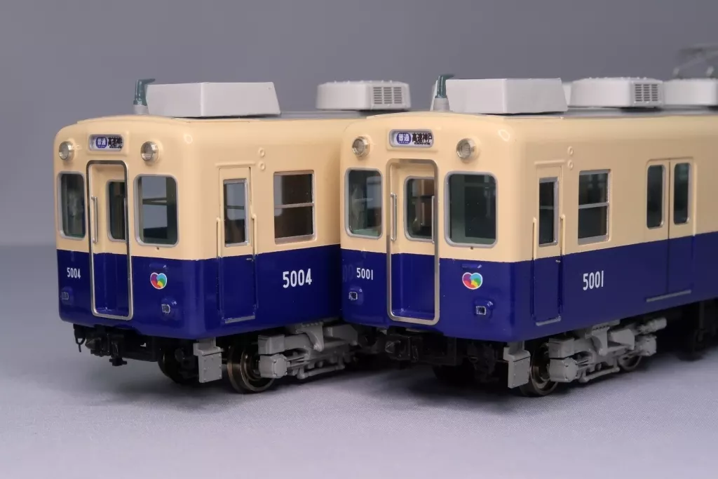 HOゲージ 1/80 阪神5001形電車 ジェット・カー 前期型 5001編成 4両Bセット 完成品 [1-500-129]