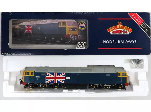 鉄道模型　[箱破損] HOゲージ 1/76 CLASS 47 DIESEL 47163 BR BLUE SILVER JUBILEE/UNION JACK LIVERY [32-800Z]