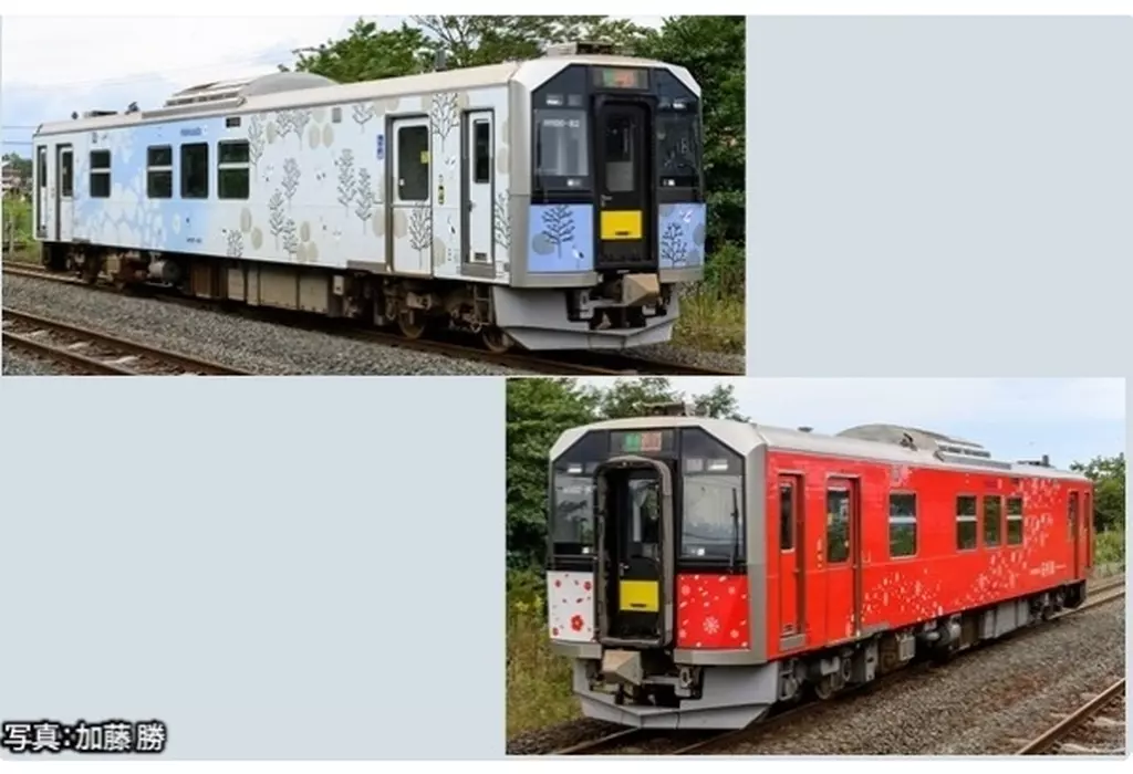 鉄道模型　1/150 H100形ディーゼルカー (釧網線・花咲線ラッピング車)セット(2両) [98136]