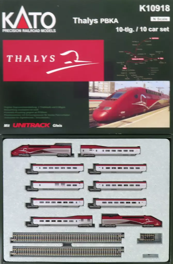 鉄道模型　1/150 Thalys PBKA 10-tlg./ 10 car set [K10918]