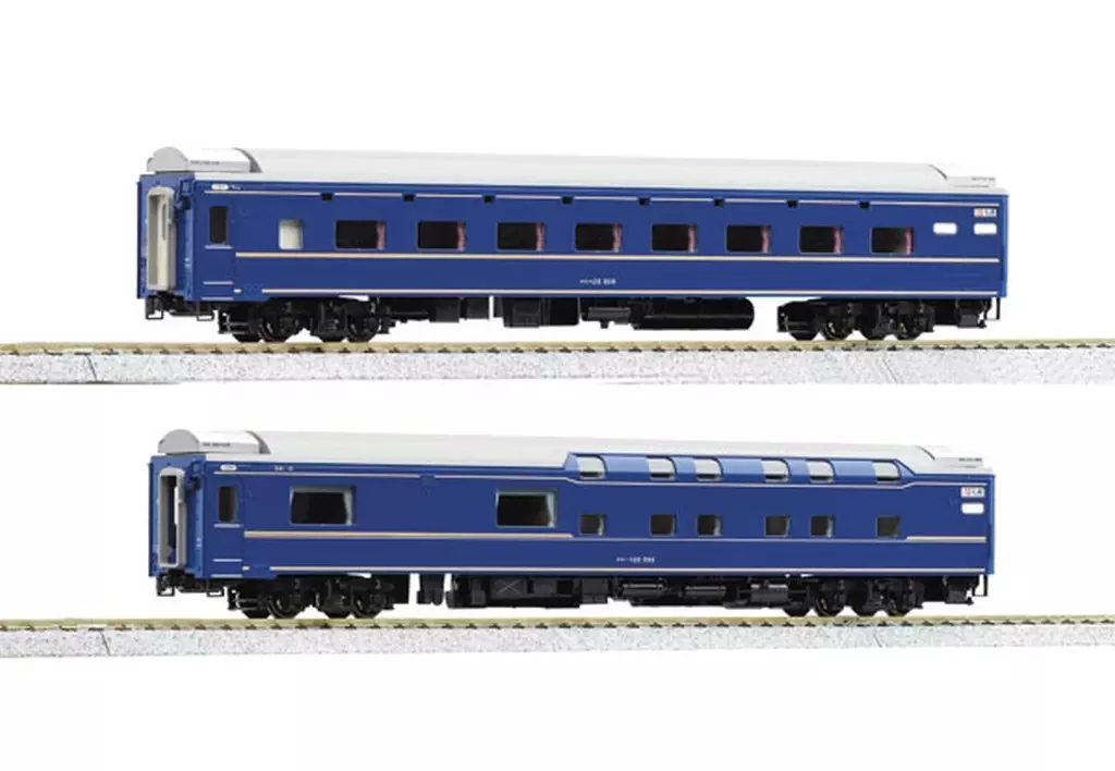 鉄道模型　HOゲージ 1/80 24系寝台特急 北斗星 オロネ25・オロハネ25 2両セット [3-531]