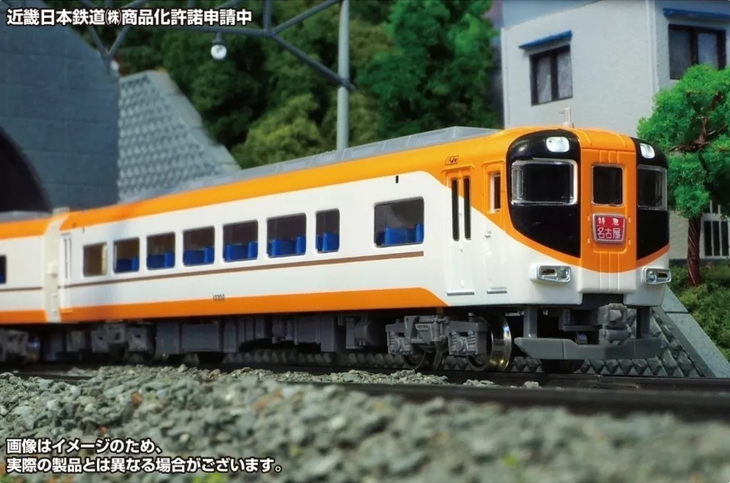 鉄道模型　1/150 近鉄12600系(新塗装・貫通路開扉パーツ付き)増結4両編成セット(動力無し) [32000]