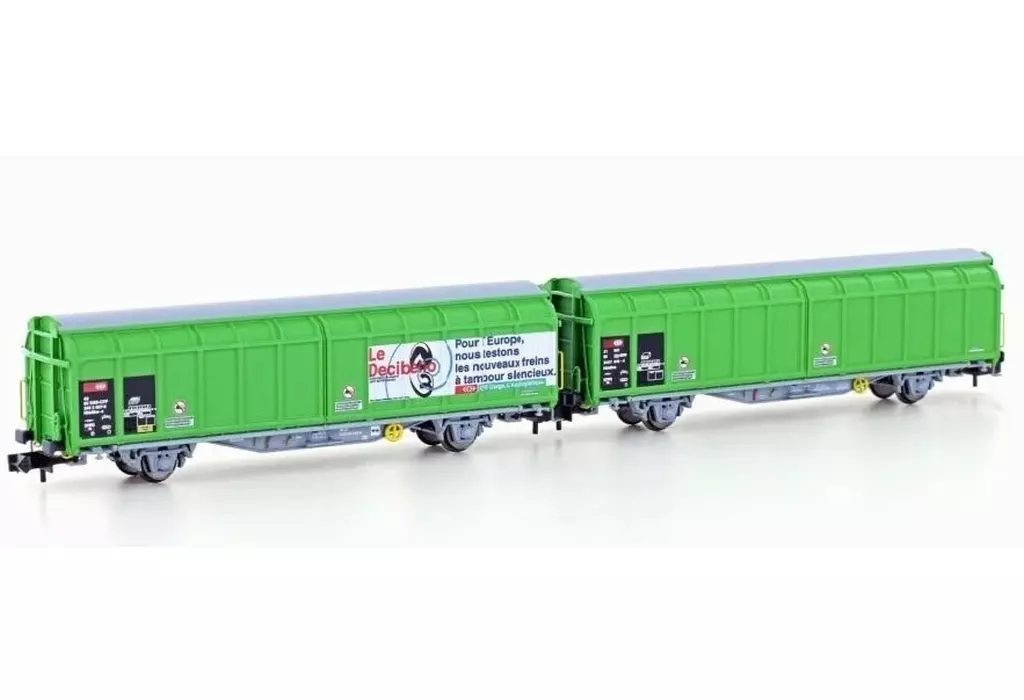 鉄道模型　1/160 SBB Habils Schiebewandwagen Ep VI 2両セットC [05124664]