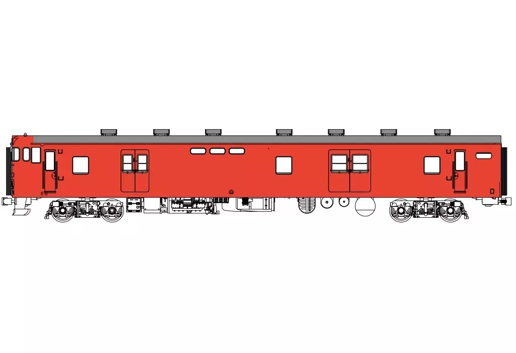 鉄道模型　HOゲージ 1/80 国鉄キユニ28首都圏色動力なし [TW-KYN28B-T]