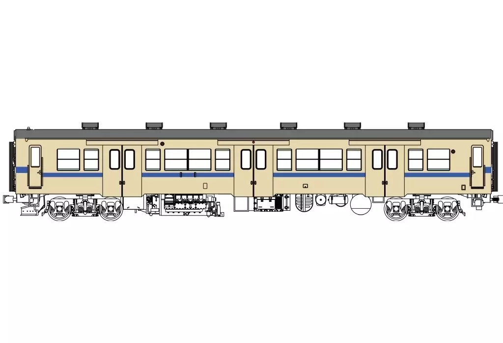 鉄道模型　HOゲージ 1/80 国鉄キハ30寒地向相模線色動力なし [TW-K30-500C-T]