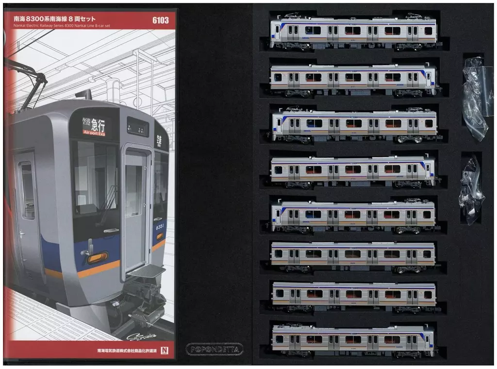 駿河屋 -<中古>1/150 南海8300系南海線 8両セット [6103]（電車）