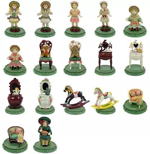 トレーディングフィギュア　全17種セット 「ミニチュアアンティークミュージアム」