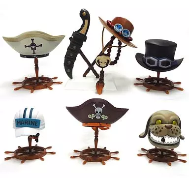 駿河屋 - 【買取】全6種セット 「ワンピース H.A.T. ドリンクキャップ