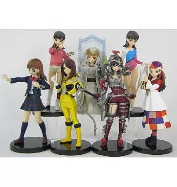 ガールズインユニフォーム ７体セット売り バンダイ ガールズインユニフォーム〜マスクドライダーエディション2