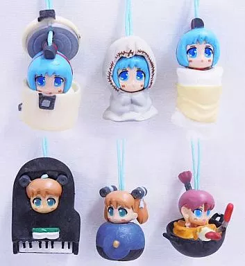 びんちょうタン ストラップ 6個セット 駿河屋 -<中古>全6種セット ストラップ 「びんちょうタン」 日々のお