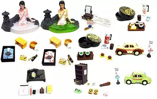 昭和おもひで温泉　フルコンプ3セット(シークレット3個含む)34個 Amazon.co.jp: タカラ 昭和おもひで温泉 昭和30年代の温泉グッズ