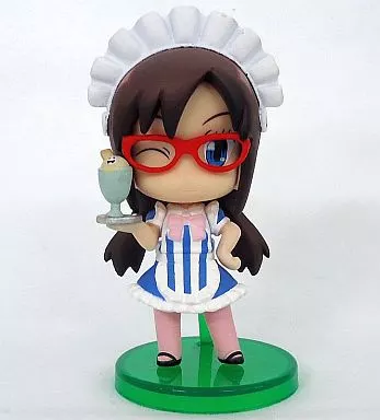 真希波・マリ・イラストリアス ローソンカラーver. 「一番くじ ヱヴァンゲリヲン新劇場版 サードインパクト ローソン限定ver.」 H賞 ぷちえう゛ぁ もっと!@SCHOOL COLLECTION ~学園祭でメイド喫茶編~