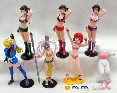 コナミ　リアルフィギュアコレクション　ギャルズ編　全種　コンプ　未開封 駿河屋 -<中古>全6種セット 「SR コナミリアルフィギュアコレクション