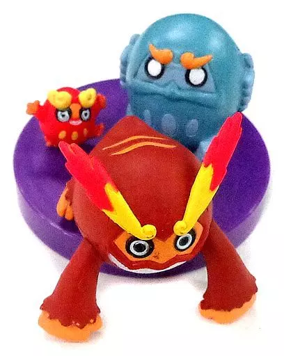 トレーディングフィギュア　ダルマッカ＆ヒヒダルマ 「ポケットモンスター ベストウイッシュ 立体ポケモン図鑑BW2」