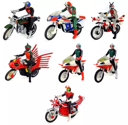 トレーディングフィギュア　全7種セット 「特撮メカコレクション ライダーマシンクロニクルベスト ～栄光の7人ライダー～」