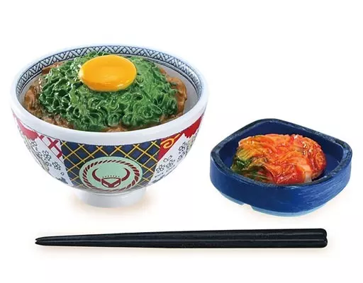 1.ねぎ玉牛丼(キムチ付) 「吉野家ミニチュアコレクション 第2弾」