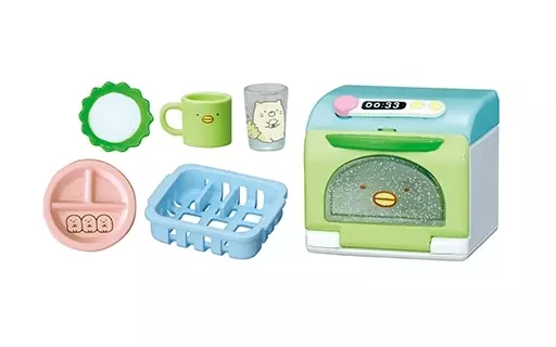 トレーディングフィギュア　3.じゃぶじゃぶ食器洗い機 「すみっコぐらし おうちのすみに すみっコ家電」