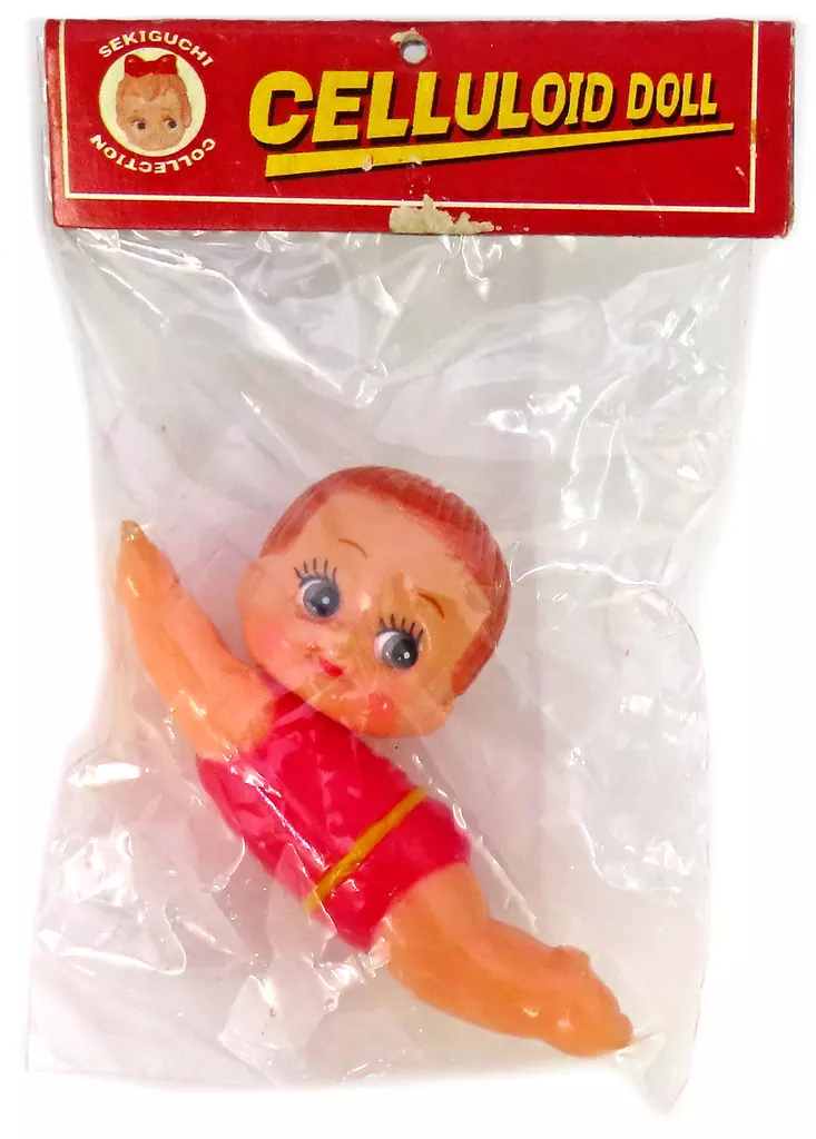 セキグチ　セルロイド　ドールコレクション　水泳人形 セキグチ セルロイド ドールコレクション 水泳人形