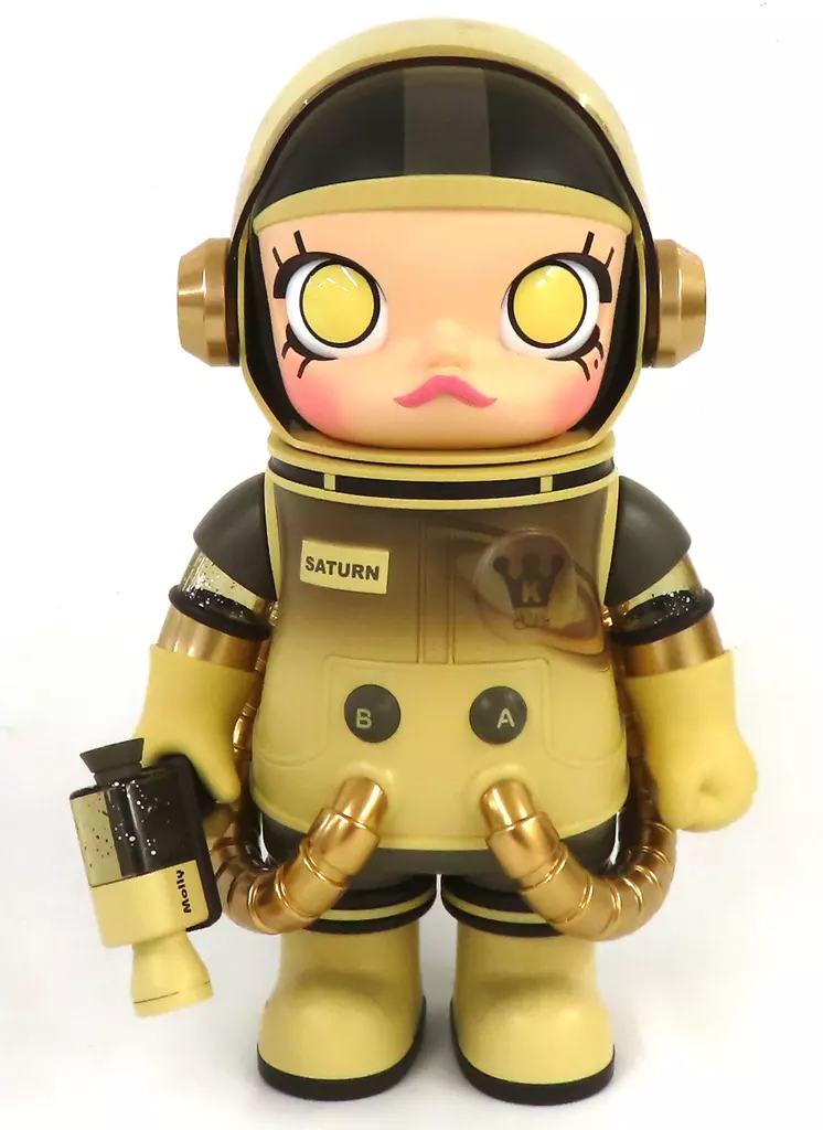 土星 「POPMART MEGA SPACE MOLLY 400% 惑星シリーズ」(おまけカード付き)
