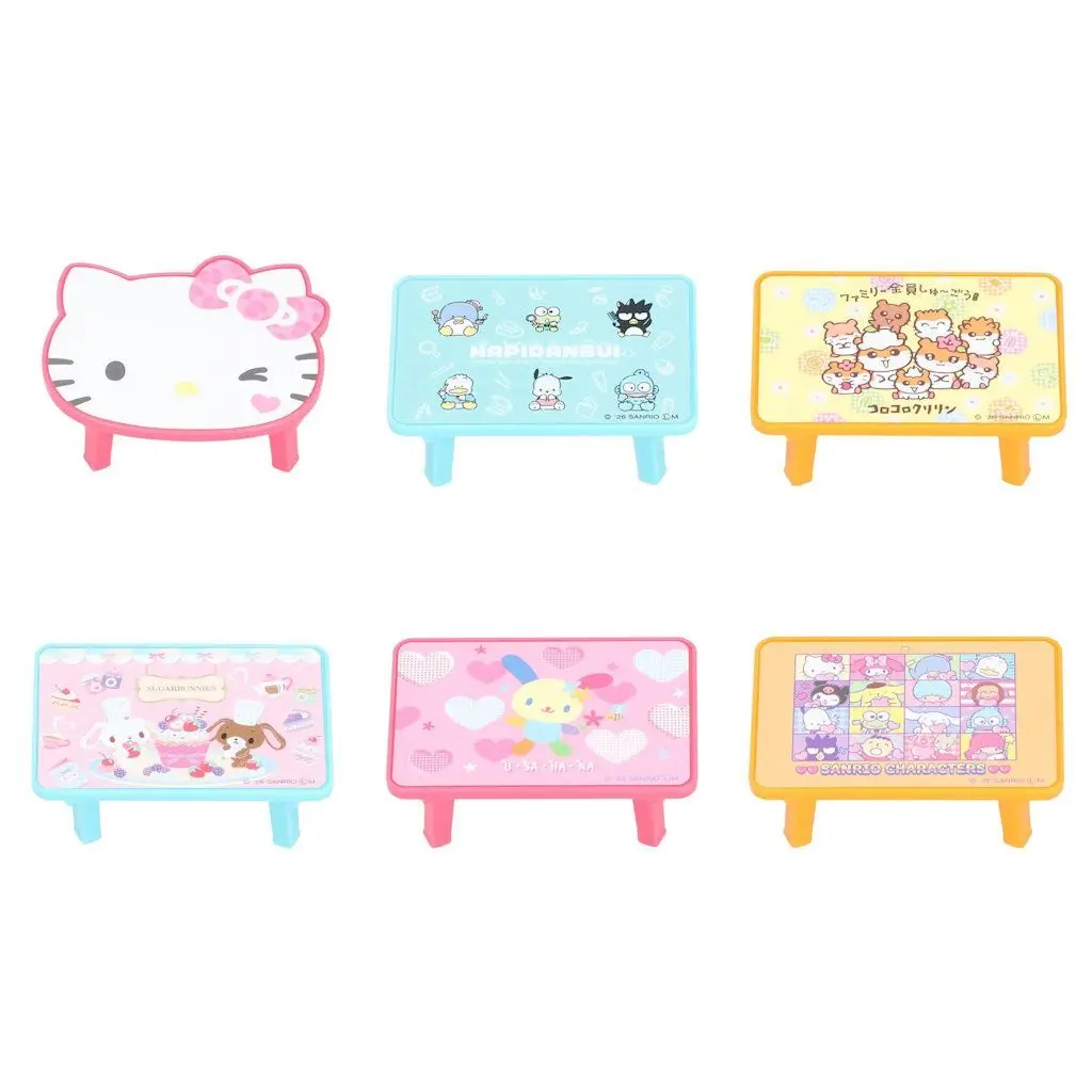 トレーディングフィギュア　全6種セット 「サンリオキャラクターズ minimini折りたたみテーブルその2」