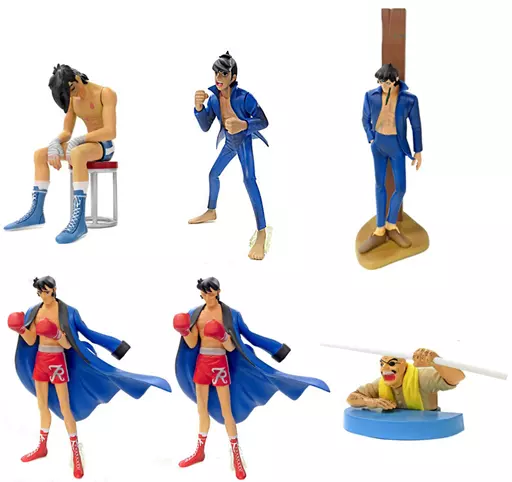 あしたのジョー トレーディングフィギュア 全6種セット 駿河屋 -<中古>全6種セット 「あしたのジョー トレーディング