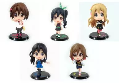 トレーディングフィギュア　全5種セット 「一番くじプレミアム けいおん! 5thあにばーさりー♪」 J賞 きゅんキャラ