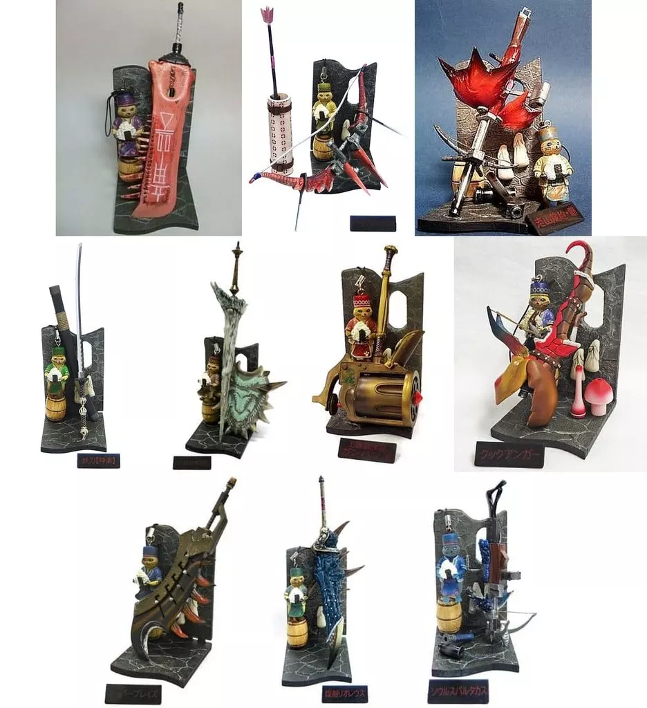 全10種セット 「モンスターハンター 武器コレクションフィギュア 狩猟道具収集生活1号増刊号」