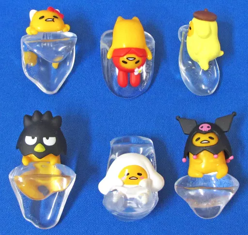 駿河屋 -<中古>全6種セット 「PUTITTO ぐでたまマスコット ～サンリオ