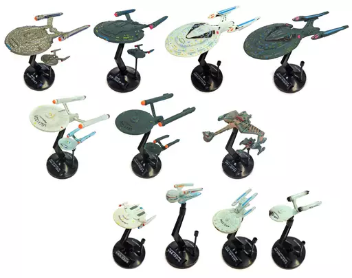 【未開封】浪漫堂　スタートレック 1/7000スケールフィギュア 駿河屋 -<中古>全11種セット 「1/7000 スタートレック2 統一スケール