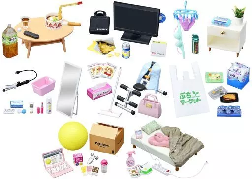 トレーディングフィギュア　全8種セット 「ズボラちゃんのお部屋事情」