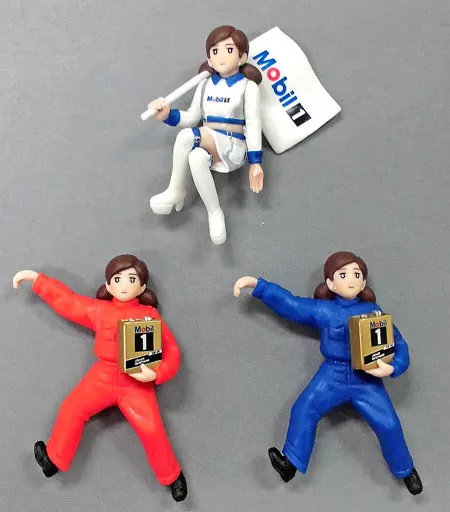 値下げ！！！！mobil1 フチ子 ３セット 駿河屋 -<中古>全3種セット「Mobil 1のフチ子」 エッソ・モービル