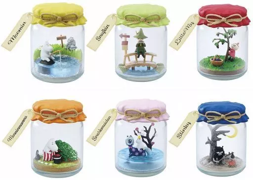 トレーディングフィギュア　全6種セット 「ムーミン Jam Bottle Terrarium」
