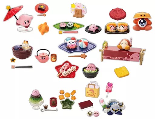 トレーディングフィギュア　全8種セット 「星のカービィ カービィのプププ茶屋 ～ふわふ和コレクション～」