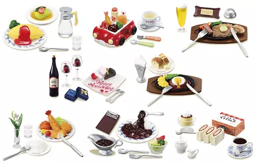 トレーディングフィギュア　全8種セット 「ぷちサンプルシリーズ 老舗洋食 すずらん～わたしの街のハイカラごはん～」