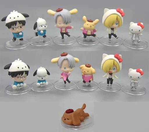 トレーディングフィギュア　全6種セット+購入特典 マッカチン 「ユーリ!!! on ICE × サンリオキャラクターズ」 GOODSMILE ONLINE SHOP購入特典