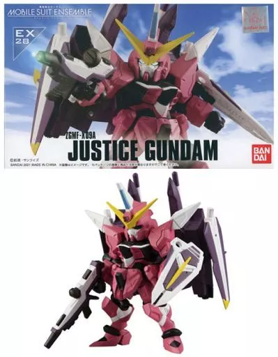 トレーディングフィギュア　機動戦士ガンダム MOBILE SUIT ENSEMBLE EX28 ジャスティスガンダム プレミアムバンダイ限定