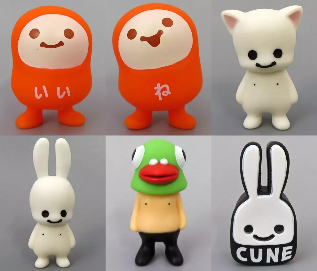 駿河屋 -<中古>ノーマル6種セット 「CUNEソフビ」（トレーディング