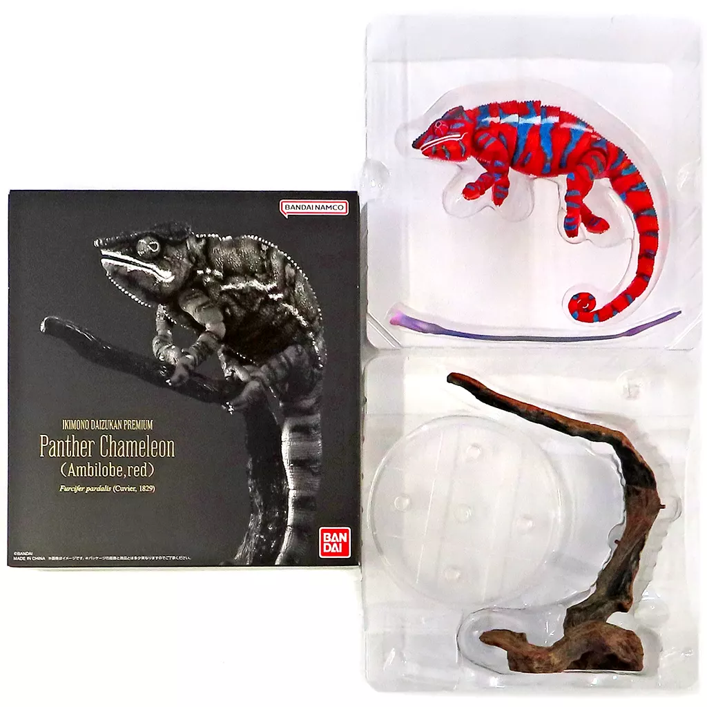 いきもの大図鑑プレミアム パンサーカメレオン(アンビローブ・レッド) ガシャポンオンライン限定