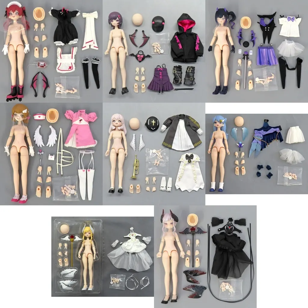 全8種セット 「NEO EDEN TOYS 光闇の双生 シリーズ トレーディングドール」