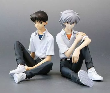 フィギュア　シンジ＆カヲル 制服Ver. 「新世紀エヴァンゲリオン」 1/8 PVC製塗装済完成品