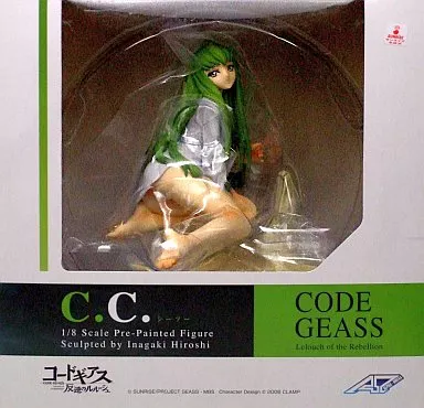 外箱あり希少 メガハウス C.C. フィギュア コードギアス 1/8 シーツー FIG]C.C.(シーツー) コードギアス 反逆のルルーシュ 完成品 フィギュア