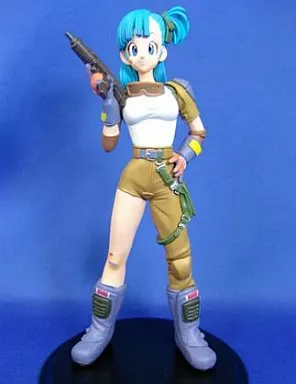 ドラゴンボール ブルマ DXぴちぴちギャルフィギュア 2体セット／古い商品 駿河屋 -<中古>ブルマ モトクロスVer.「ドラゴンボールZ」DX組立式