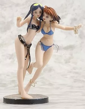 フィギュア　舞衣＆なつき 「舞-HiME 」 コレクションフィギュア番外編ピチピチ夏の大冒険 宮沢模型限定版 1/7 PVC塗装済み完成品