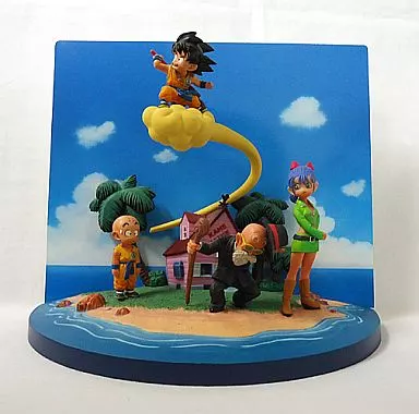 ドラゴンボールジオラマフィギュアセットvol.1(孫悟空・クリリン・亀仙人・ブルマ)「ドラゴンボール」DVD1巻~12巻購入特典