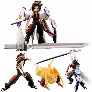 フィギュア　RIO：bone 麻倉葉＆甲縛式O.S白鵠 「シャーマンキング」