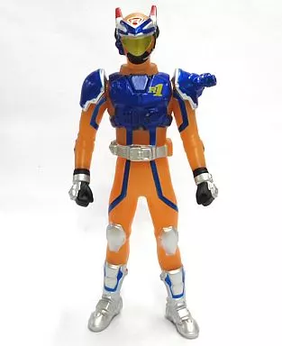 特撮ヒーローフィギュア 青・オレンジ 駿河屋 -<中古>[単品] レスキューフォースR1 DVDオリジナル