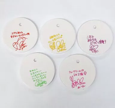 chibi-arts ももいろクローバーZ 5体購入特典 サイン&メッセージプリント入り台座5種セット